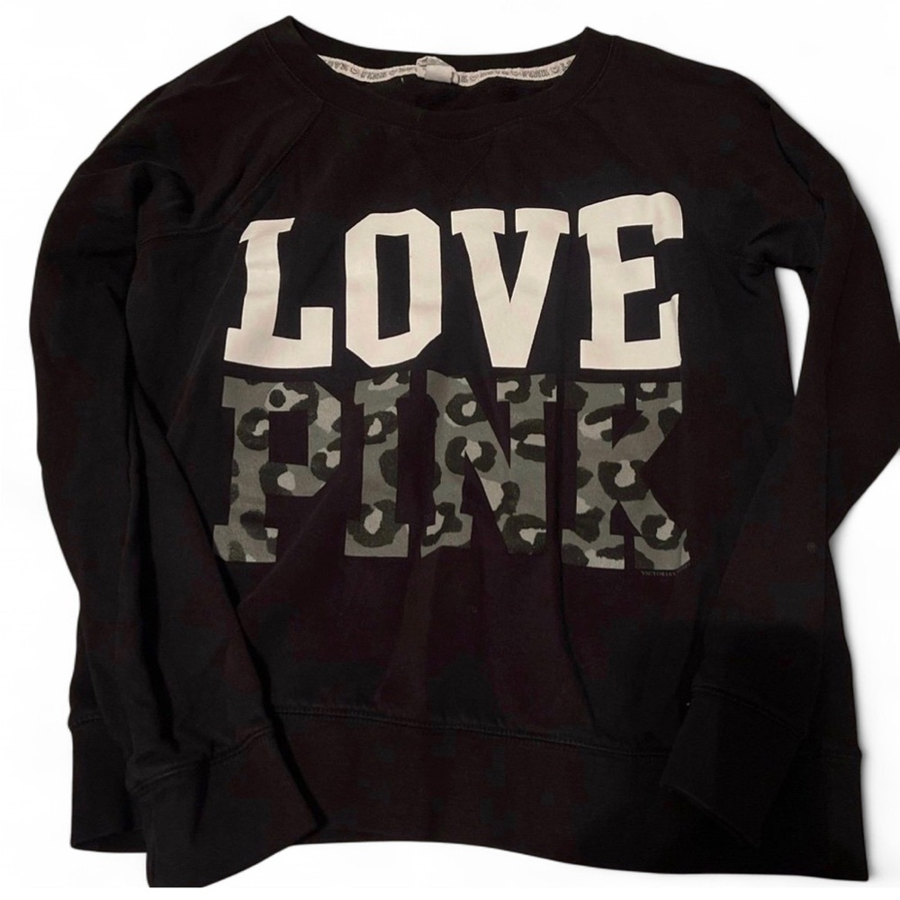 vs pink leopard hoodie